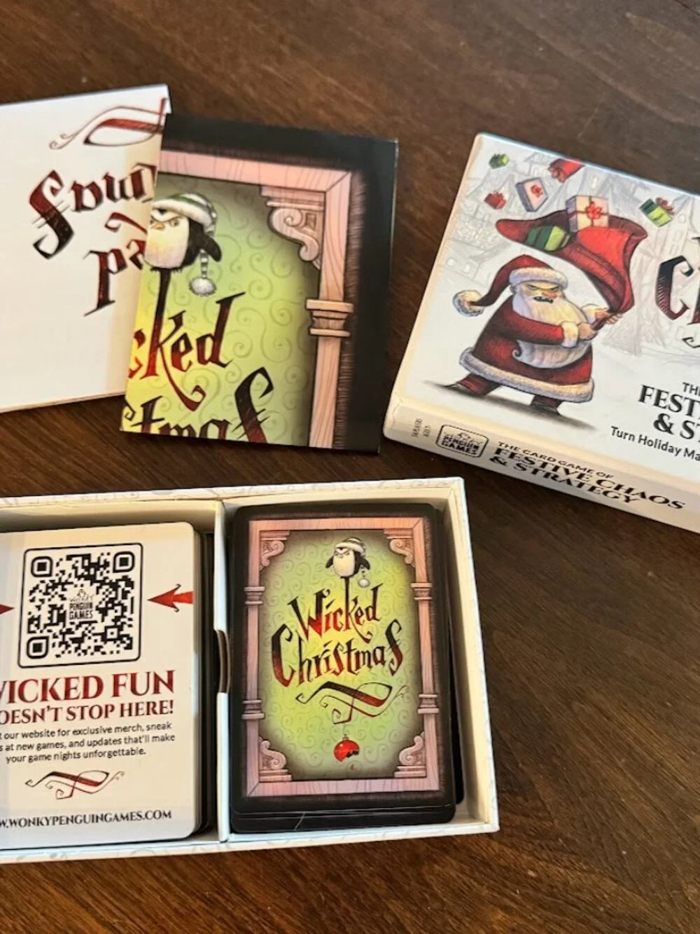 Wicked Christmas Card Game by Wonky Penguin Games